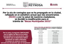 Tramitará Gobierno de Reynosa Becas Municipales de manera virtual
