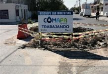 Socavón intocable en la San Luis