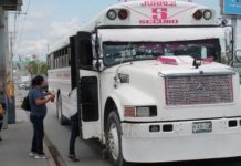 Transporte público obligado a desinfección de unidades