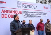 Invertirán 450 MDP en obra hidráulica, es el año del agua para Reynosa