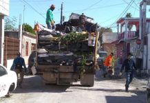 Aumento 100 toneladas la recolección de basura durante fiestas decembrinas.