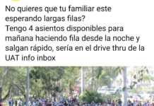 Hasta por 350 pesos apartan lugar en filas para la vacuna