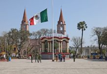 Preparan logística para celebración del día de la Bandera.