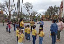 Abanderan por primera vez a tres jardines de niños en Matamoros