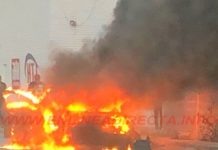 Bomberos sofocan incendio en unidad