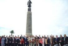 Rinden honores Benito Juárez en su 216 Aniversario
