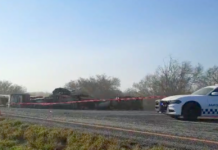 Encontronazo deja al menos una persona muerta al parecer calcinada