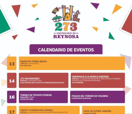 Festeja Republicano Ayuntamiento de Reynosa, su 273 Aniversario de su fundación