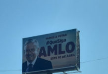 No se retirarán carteles de AMLO: Sergio Ruiz Castellot.