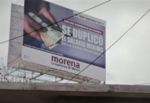 MORENA presume alza salarial y gasolina