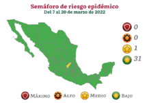 México tendrá 31 estados en color verde