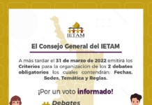 Afinan ya debates entre candidatos a gobernador