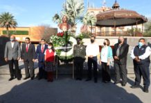Celebra Municipio honores a Don Benito Juárez en su natalicio 216