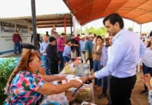 Visita Presidente Municipal Carlos Peña Ortiz a familias del ejido División del Norte