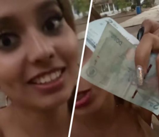 Cantante recibe 4 mil pesos colombianos de turistas y se emociona; solo eran 24 pesos mexicanos