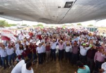 Desde el Ojo de Agua, Américo dijo a ganaderos, “no vengo a improvisar”
