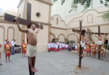 Católicos reviven el Viacrucis de Jesús este Viernes Santo