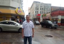 Tras lluvias alcalde constata que todo esté en orden y limpio en la ciudad