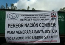 Senadores y diputados federales no les hacen caso, se manifiestan recicladores