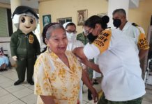 SEDENA vacunó a adultos mayores del Asilo San Vicente de Paul