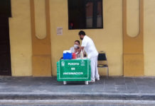 IMSS instala 4 módulos Anti Covid en Tampico para la población abierta