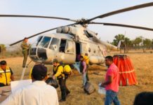 Continúan trabajos de control de incendio en la Biosfera “El Cielo”