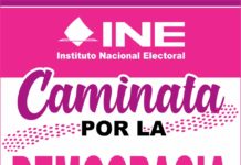 Anuncia INE caminata por la Democracia Proceso Electoral Local 2021-2022