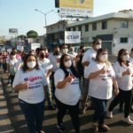 Al grito de "Salgan a votar el 5 de junio" personal del IETAM e INE recorrieron la Avenida Hidalgo