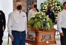SE RINDE HOMENAJE DE CUERPO PRESENTE A LA POLICÍA RAQUEL GISLEY SEGURA OCAÑA