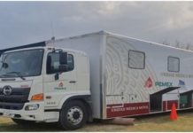 PEMEX lleva la Unidad Médica Móvil (UMM) al municipio de Matamoros, Tamaulipas