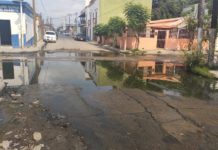 Viven entre la peste de las aguas verdes y lamosas en la zona Centro