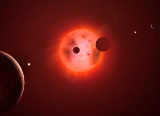 Astrónomos descubren dos exoplanetas rocosos alrededor de una estrella enana roja
