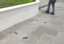 Otra banca es robada de una plaza, ahora fue en la zona centro de Altamira