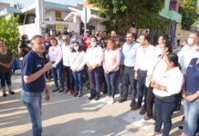 Entrega Chucho Nader Obra de Pavimentación en la Niños Héroes