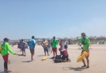 A punto de ahogarse dos jovencitas en playa Miramar