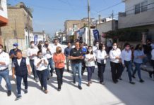 Entrega Chucho Nader Pavimentación en la Zona Centro