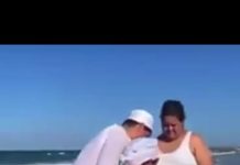 Identifican a quienes hacían brujería en Playa Miramar.