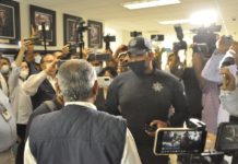 Diputados panistas intimidan con la policía a morenistas que acudieron al Congreso de Tamaulipas