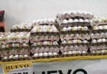 Ahora el huevo a récord; 78.90 pesos