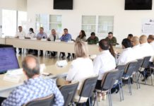 Preside Gobernador Francisco García Cabeza de Vaca reunión con mesa de seguridad en Ciudad Victoria