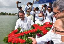 Tamaulipas celebra la procesión náutica de la Virgen del Carmen
