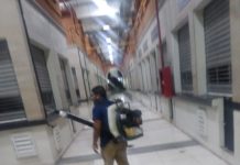 Refuerza Tampico sanitización de espacios públicos