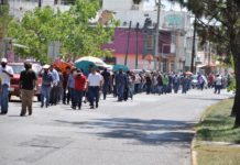 Trabajadores sindicalizados protestan contra alcalde de Victoria