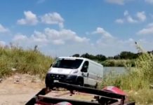 Hallan cadáver sobre las aguas del río Bravo