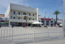 Realizan mantenimiento de explanada de plaza pública Hidalgo