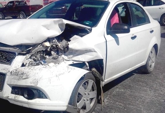 Registran racha de accidentes viales