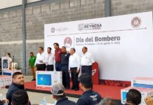 Alcalde Carlos Peña Ortiz, celebra a los Bomberos en su día