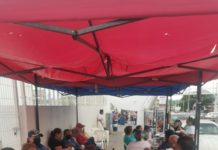 Levantan el plantón trabajadores sindicalizados del Canseco después de 6 días