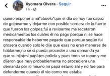 Abuelo golpea presuntamente a nieta, usuarios de redes piden que lo denuncie