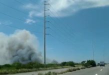 Nube de ceniza afecta colonias de la urbe industrial